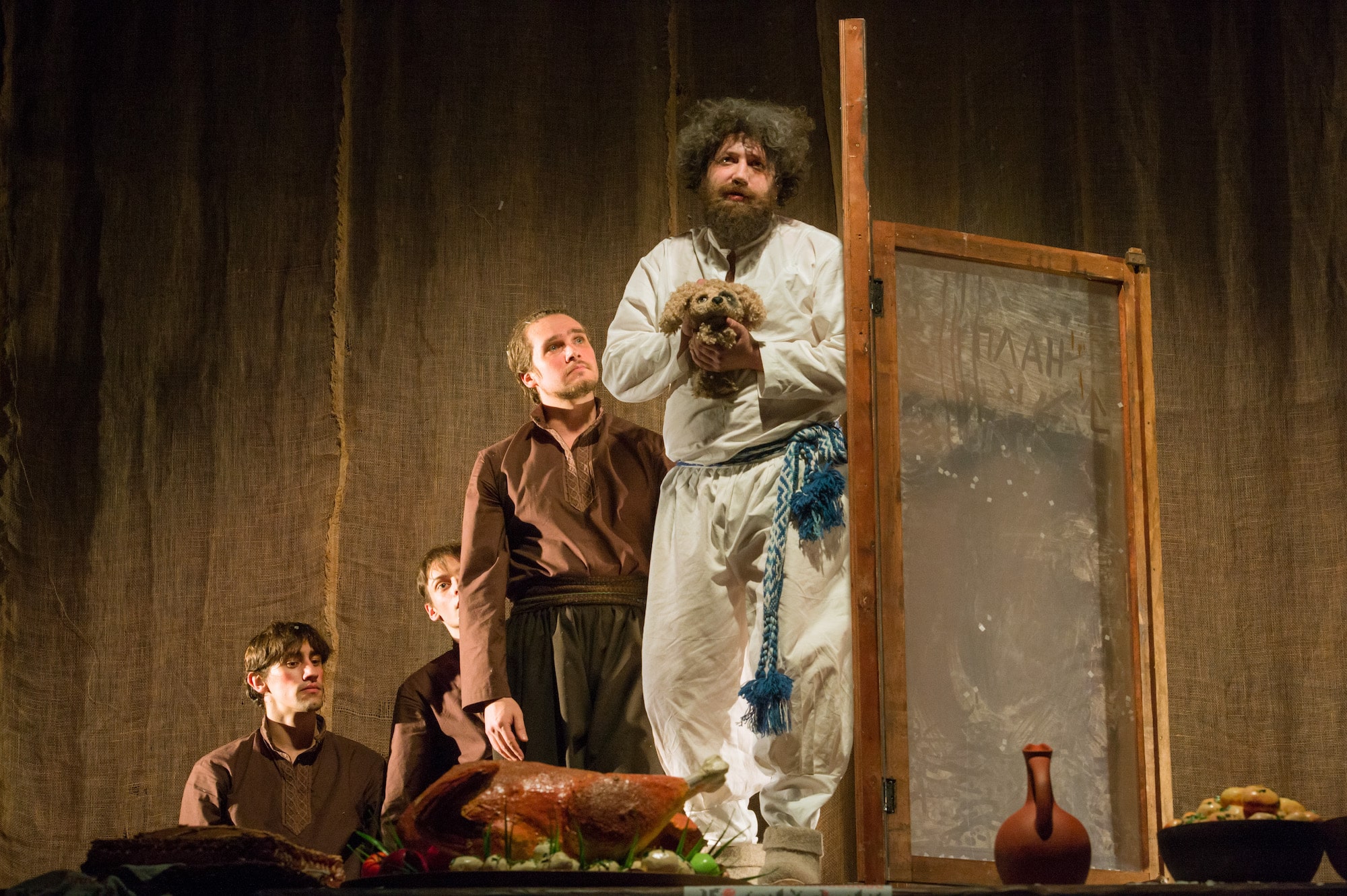 Жили были пес и волк