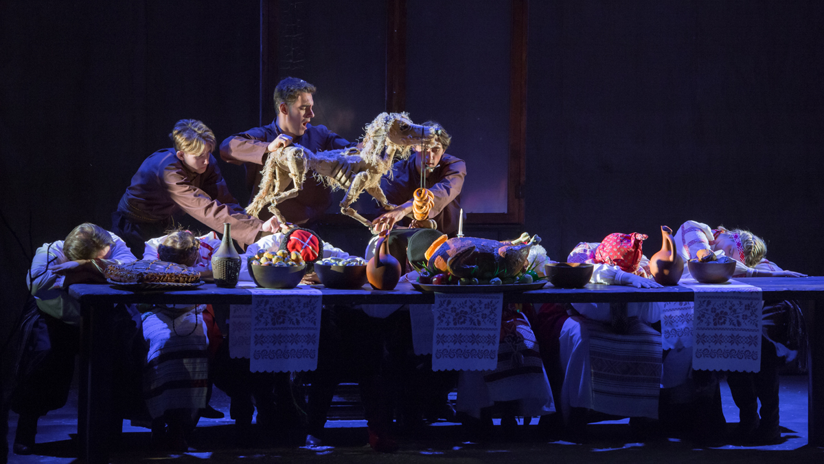 Жили были пес и волк