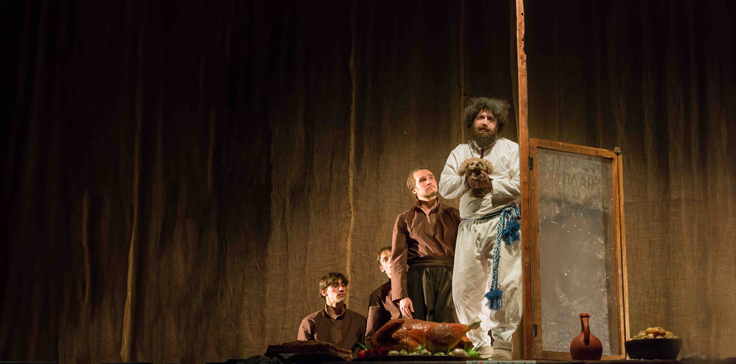 Жили были пес и волк