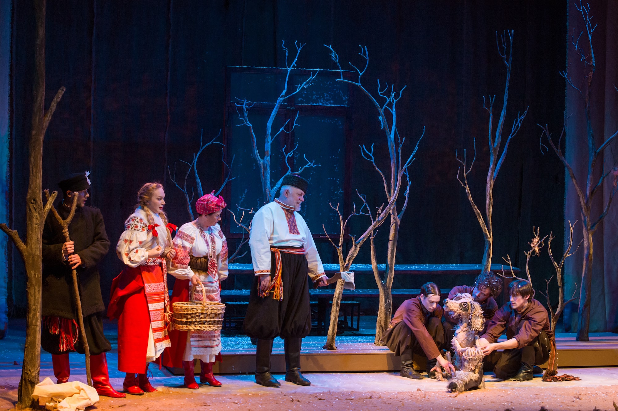 Жили были пес и волк