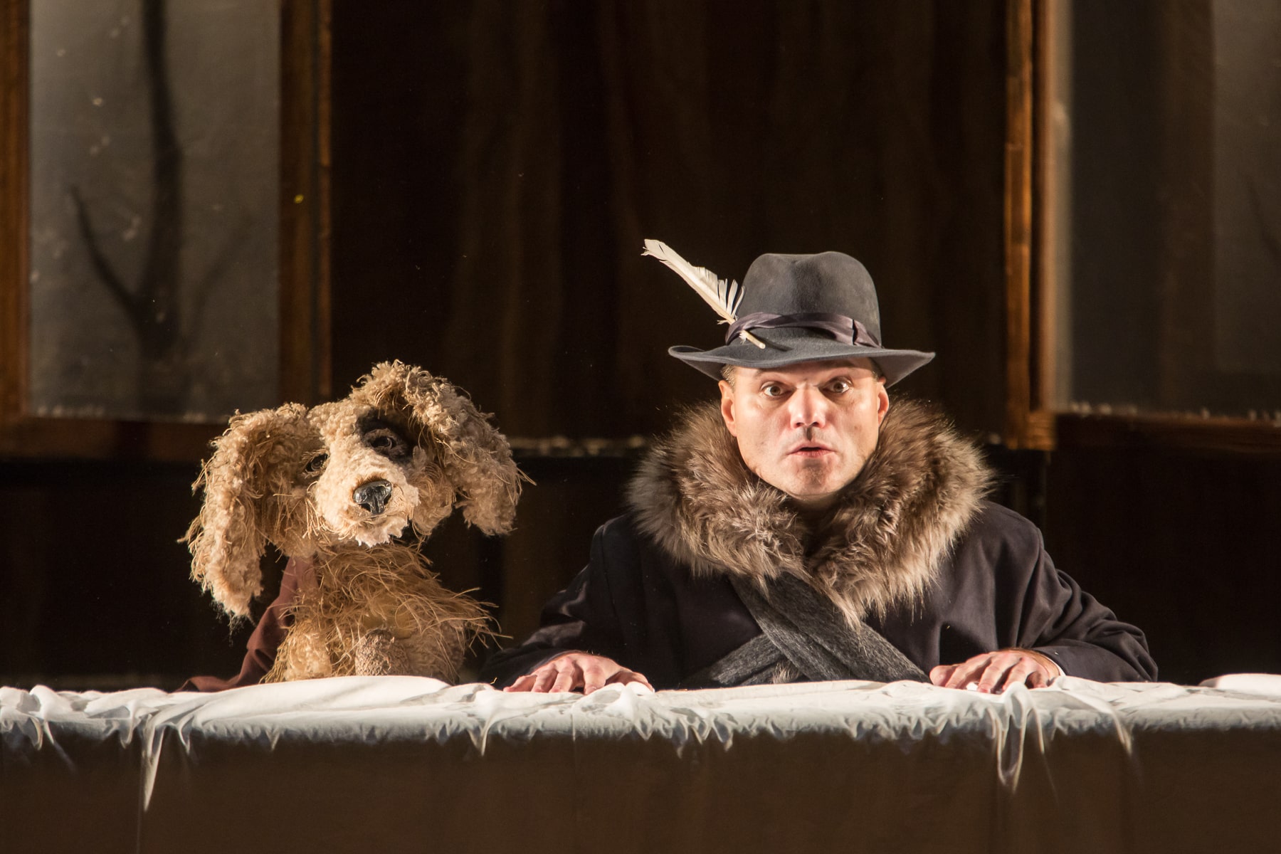 Жили были пес и волк